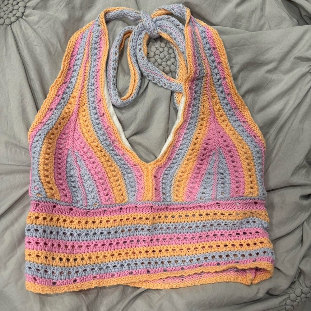 Hollister Crochet Top
